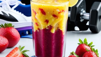 اسموتی پروتئینی برای ورزشکاران با نکات اصلی