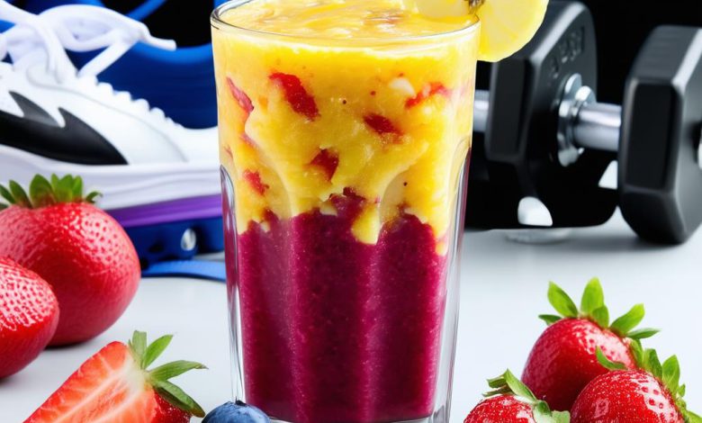 اسموتی پروتئینی برای ورزشکاران با نکات اصلی