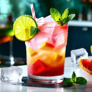 کوکتل خنک با نکات اصلی، نوشیدنی های گوارا