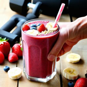 اسموتی پروتئینی ورزشی: نکات اصلی برای ریکاوری عضلات