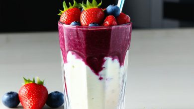 اسموتی پروتئینی خوشمزه و سریع برای صبحانه با نکات اصلی