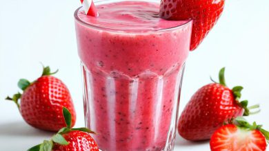 اسموتی توت فرنگی ماستی رژیمی خوشمزه نکات اصلی