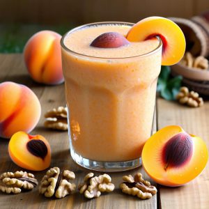 اسموتی زردآلو گردو: بمب انرژی خانگی با نکات اصلی