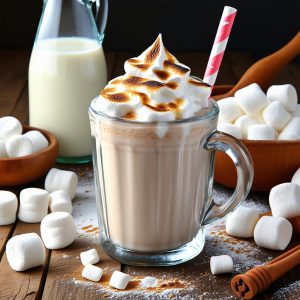 طرز تهیه میلک شیک مارشمالو خانگی با نکات اصلی