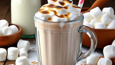 طرز تهیه میلک شیک مارشمالو خانگی با نکات اصلی