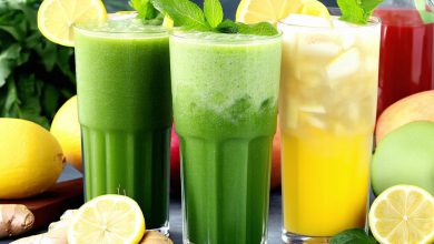 نوشیدنی های چربی سوز شکم با نکات اصلی لاغری