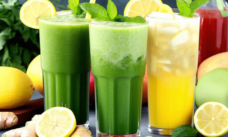 نوشیدنی های چربی سوز شکم با نکات اصلی لاغری