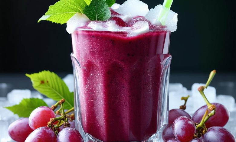 اسموتی انگور خنک و مقوی نکات اصلی و طرز تهیه