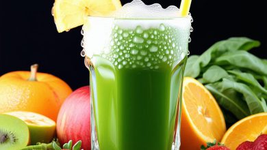 آبمیوه خنک خانگی با نکات اصلی برای سلامتی