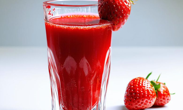 آب توت فرنگی خانگی نکات اصلی طرز تهیه آسان
