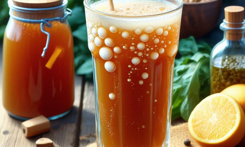کامبوجا خانگی با نکات اصلی طرز تهیه نوشیدنی گازدار سالم