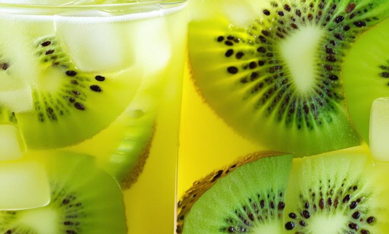 آب کیوی خانگی خوشمزه با نکات اصلی و طرز تهیه ساده