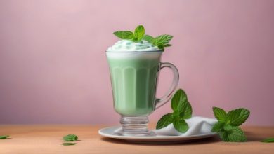 لاته نعناع خانگی: طرز تهیه آسان و نکات اصلی