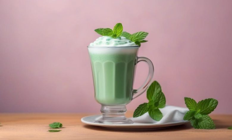 لاته نعناع خانگی: طرز تهیه آسان و نکات اصلی