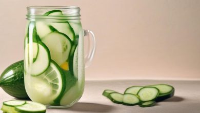نوشیدنی خیار و لیمو: سم زدایی آسان و سریع