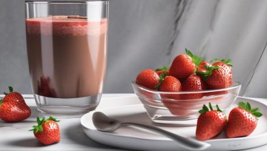 اسموتی توتفرنگی شکلاتی با نکات اصلی: روش تهیه آسان