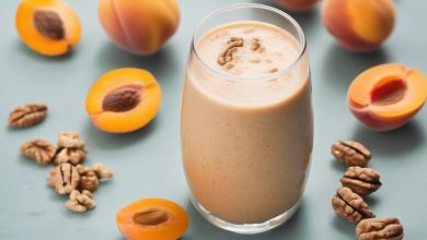 اسموتی زردآلو و گردو: طرز تهیه، خواص و نکات اصلی