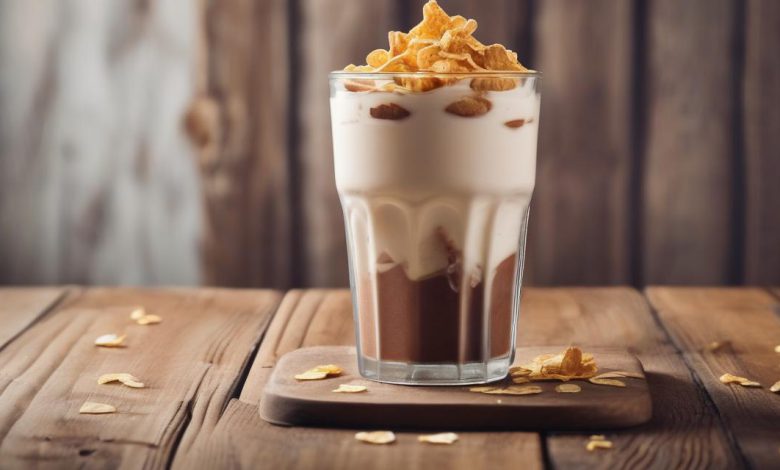 طرز تهیه میلک شیک کورن فلکس سریع و خوشمزه
