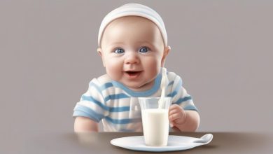 مقدار شیر مورد نیاز کودک و نکات اصلی تغذیه