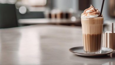 قهوه همزده خامه ای با نکات اصلی اینستاگرام کافی شاپی