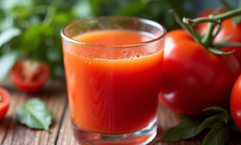 آب گوجه فرنگی خانگی: روش تهیه، فواید و نکات اصلی