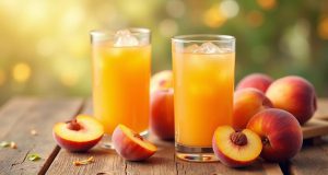 طرز تهیه آب هلو خانگی خوشمزه و نکات اصلی