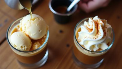 آفوگاتو خانگی و کافی شاپی با نکات اصلی