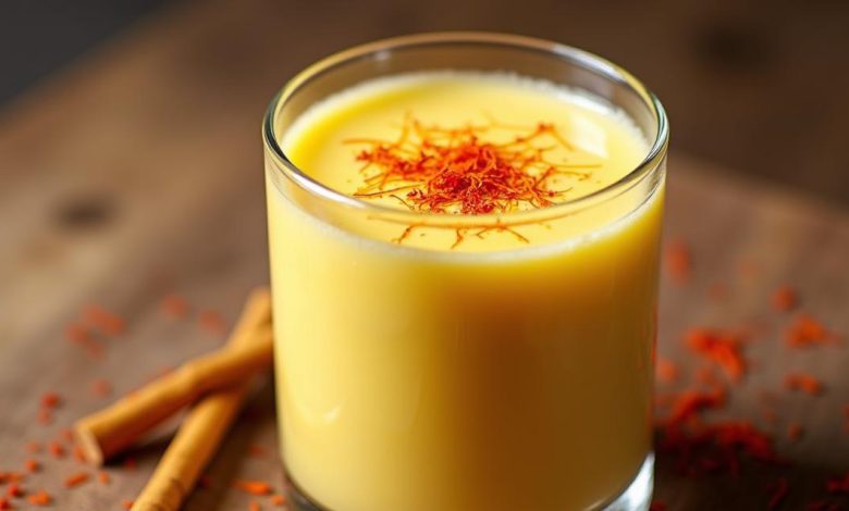 شیر زعفران خانگی خوشمزه با نکات اصلی تهیه