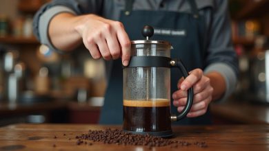 قهوه فرانسه خوشمزه با فرنچ پرس نکات اصلی دم آوری