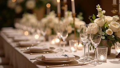 ایده چیدمان میز ناهار خوری لوکس عروس نکات اصلی
