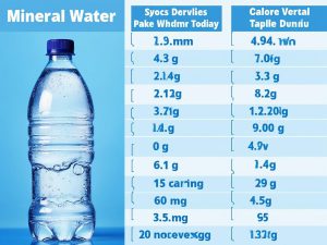 کالری آب معدنی چقدر است؟ جدول ارزش غذایی و خواص آن