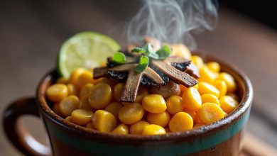طرز تهیه ذرت مکزیکی با قارچ خانگی خوشمزه نکات اصلی