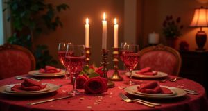 ایده های میز ولنتاین شیک و رمانتیک برای زوج های عاشق