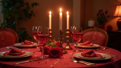 ایده های میز ولنتاین شیک و رمانتیک برای زوج های عاشق