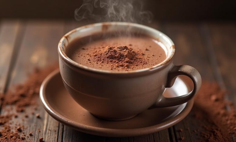 هات چاکلت خانگی با پودر کاکائو بدون شیر نکات اصلی