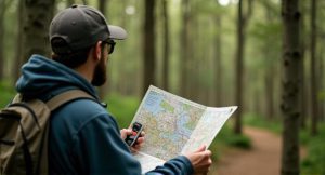جهت یابی با نقشه و قطب نما نکات اصلی پیمایش در طبیعت