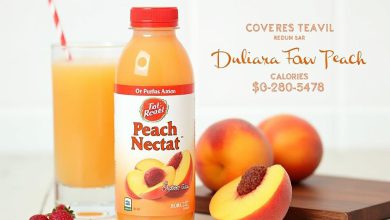 نوشیدنی هلو کالری و ارزش غذایی در رژیم