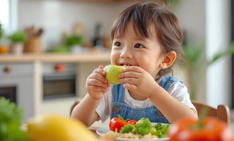 اندازه خوردن: آموزش تغذیه سالم به کودکان،چگونه؟
