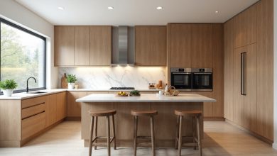 اصول چیدمان کابینت آشپزخانه با نکات اصلی