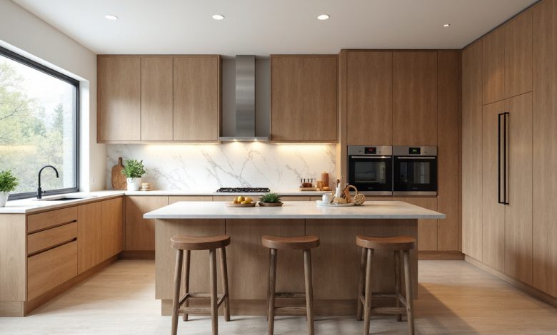 اصول چیدمان کابینت آشپزخانه با نکات اصلی