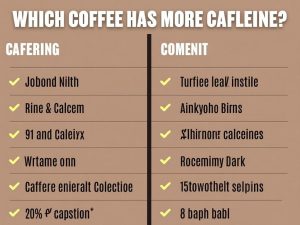 کدام قهوه کافئین بیشتری دارد؟ راهنمای کامل