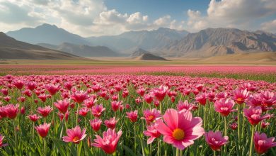 دشت لاله واژگون کوهرنگ: آدرس، تصاویر و هر آنچه باید بدانید