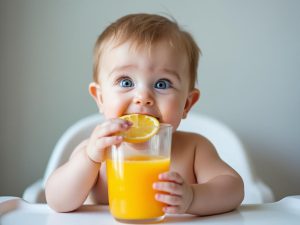 آب و آبمیوه به نوزاد: از چه ماهی مجاز است؟