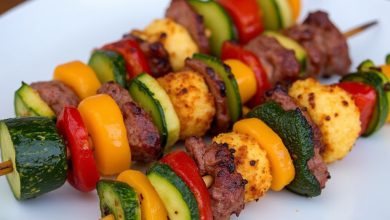 کباب سبزیجات رژیمی: طرز تهیه آسان و خوشمزه برای لاغری