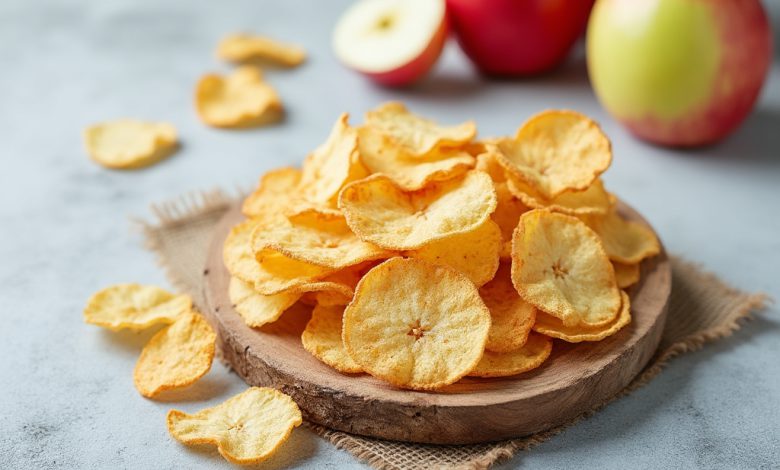 چیپس رژیمی سیب: خوشمزه، سالم و کم کالری!