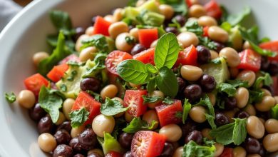 سالاد رژیمی لوبیا چشم بلبلی: طرز تهیه آسان و خوشمزه