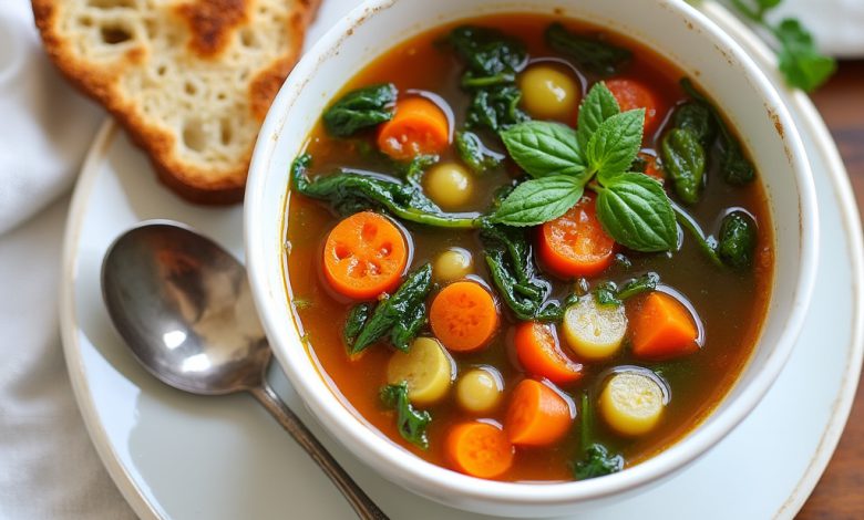 سوپ سبزیجات برای سرماخوردگی: دستور پخت مقوی و پرطرفدار