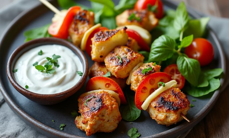جوجه کباب رژیمی با سس ماست: غذای لاغری خوشمزه و پرطرفدار؟