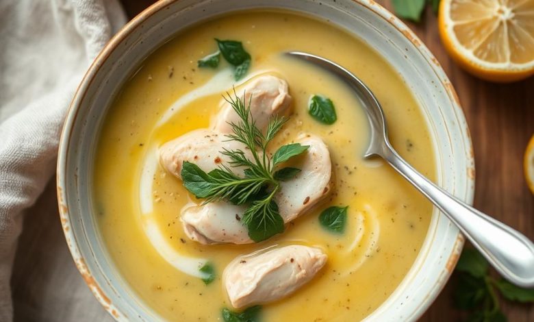 سوپ لیمو و مرغ با اسفناج و شوید: طرز تهیه خوشمزه و مقوی