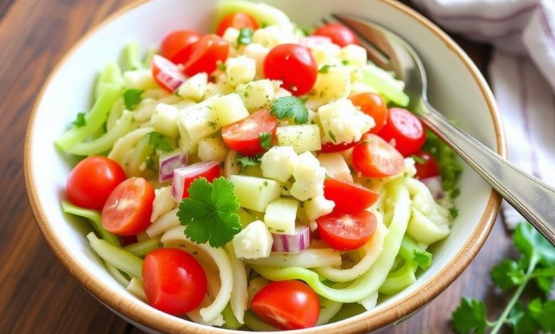 طرز تهیه سالاد کرفس خوشمزه و رژیمی: آسان و سریع